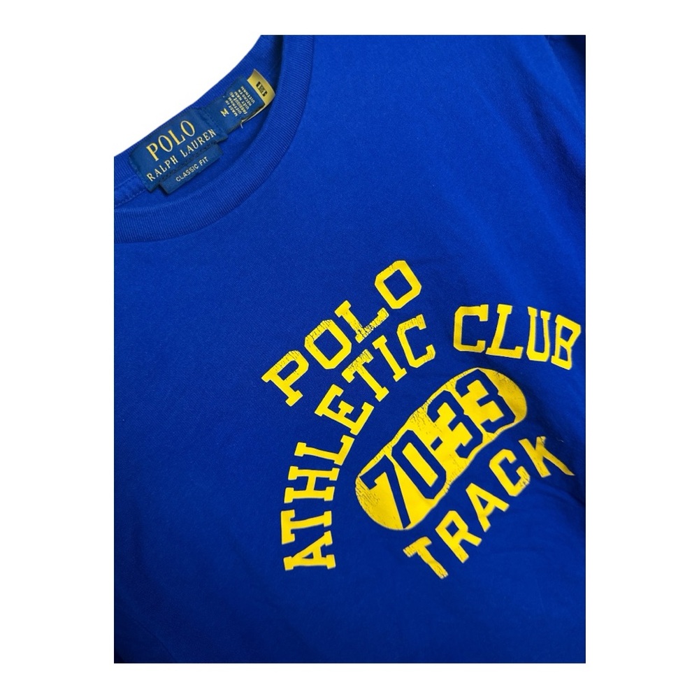 Polo Ralph Lauren Athletic Club Track Classic Fit Tee Shirt Medium M